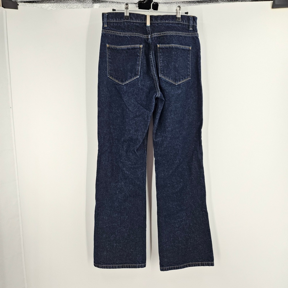 Wandler Daisy Flared-leg Jeans Blue Dark Wash High Waist Bootcut Denim Size 27 - Picture 7 of 7